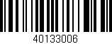 Código de barras (EAN, GTIN, SKU, ISBN): '40133006'