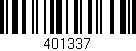 Código de barras (EAN, GTIN, SKU, ISBN): '401337'