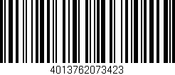 Código de barras (EAN, GTIN, SKU, ISBN): '4013762073423'