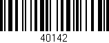 Código de barras (EAN, GTIN, SKU, ISBN): '40142'