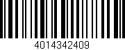Código de barras (EAN, GTIN, SKU, ISBN): '4014342409'