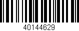 Código de barras (EAN, GTIN, SKU, ISBN): '40144629'