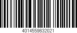 Código de barras (EAN, GTIN, SKU, ISBN): '4014559632021'