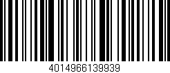 Código de barras (EAN, GTIN, SKU, ISBN): '4014966139939'