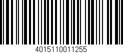 Código de barras (EAN, GTIN, SKU, ISBN): '4015110011255'