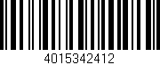 Código de barras (EAN, GTIN, SKU, ISBN): '4015342412'