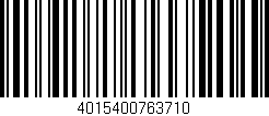 Código de barras (EAN, GTIN, SKU, ISBN): '4015400763710'