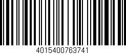 Código de barras (EAN, GTIN, SKU, ISBN): '4015400763741'