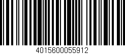 Código de barras (EAN, GTIN, SKU, ISBN): '4015600055912'