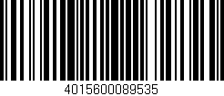 Código de barras (EAN, GTIN, SKU, ISBN): '4015600089535'