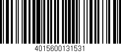 Código de barras (EAN, GTIN, SKU, ISBN): '4015600131531'