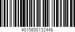 Código de barras (EAN, GTIN, SKU, ISBN): '4015600132446'