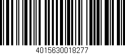 Código de barras (EAN, GTIN, SKU, ISBN): '4015630018277'