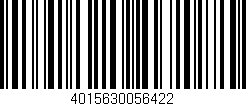 Código de barras (EAN, GTIN, SKU, ISBN): '4015630056422'
