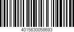Código de barras (EAN, GTIN, SKU, ISBN): '4015630058693'