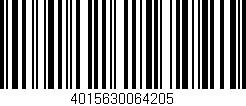 Código de barras (EAN, GTIN, SKU, ISBN): '4015630064205'