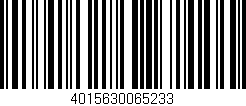 Código de barras (EAN, GTIN, SKU, ISBN): '4015630065233'