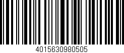 Código de barras (EAN, GTIN, SKU, ISBN): '4015630980505'