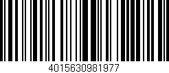 Código de barras (EAN, GTIN, SKU, ISBN): '4015630981977'