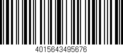 Código de barras (EAN, GTIN, SKU, ISBN): '4015643495676'