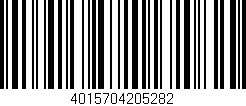 Código de barras (EAN, GTIN, SKU, ISBN): '4015704205282'