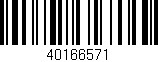 Código de barras (EAN, GTIN, SKU, ISBN): '40166571'