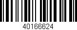 Código de barras (EAN, GTIN, SKU, ISBN): '40166624'