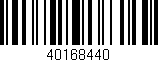 Código de barras (EAN, GTIN, SKU, ISBN): '40168440'