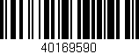 Código de barras (EAN, GTIN, SKU, ISBN): '40169590'