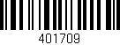 Código de barras (EAN, GTIN, SKU, ISBN): '401709'