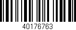 Código de barras (EAN, GTIN, SKU, ISBN): '40176763'