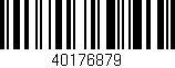Código de barras (EAN, GTIN, SKU, ISBN): '40176879'
