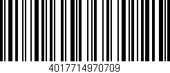 Código de barras (EAN, GTIN, SKU, ISBN): '4017714970709'