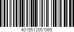 Código de barras (EAN, GTIN, SKU, ISBN): '4018512051065'