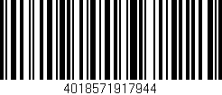 Código de barras (EAN, GTIN, SKU, ISBN): '4018571917944'