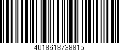 Código de barras (EAN, GTIN, SKU, ISBN): '4018618738815'
