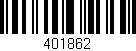 Código de barras (EAN, GTIN, SKU, ISBN): '401862'