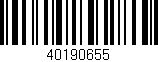 Código de barras (EAN, GTIN, SKU, ISBN): '40190655'