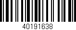 Código de barras (EAN, GTIN, SKU, ISBN): '40191638'