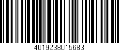 Código de barras (EAN, GTIN, SKU, ISBN): '4019238015683'
