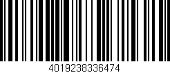 Código de barras (EAN, GTIN, SKU, ISBN): '4019238336474'