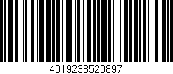 Código de barras (EAN, GTIN, SKU, ISBN): '4019238520897'