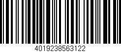 Código de barras (EAN, GTIN, SKU, ISBN): '4019238563122'