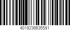 Código de barras (EAN, GTIN, SKU, ISBN): '4019238635591'
