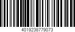 Código de barras (EAN, GTIN, SKU, ISBN): '4019238779073'