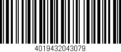 Código de barras (EAN, GTIN, SKU, ISBN): '4019432043079'