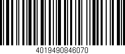 Código de barras (EAN, GTIN, SKU, ISBN): '4019490846070'