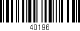 Código de barras (EAN, GTIN, SKU, ISBN): '40196'