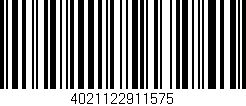 Código de barras (EAN, GTIN, SKU, ISBN): '4021122911575'