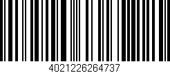 Código de barras (EAN, GTIN, SKU, ISBN): '4021226264737'